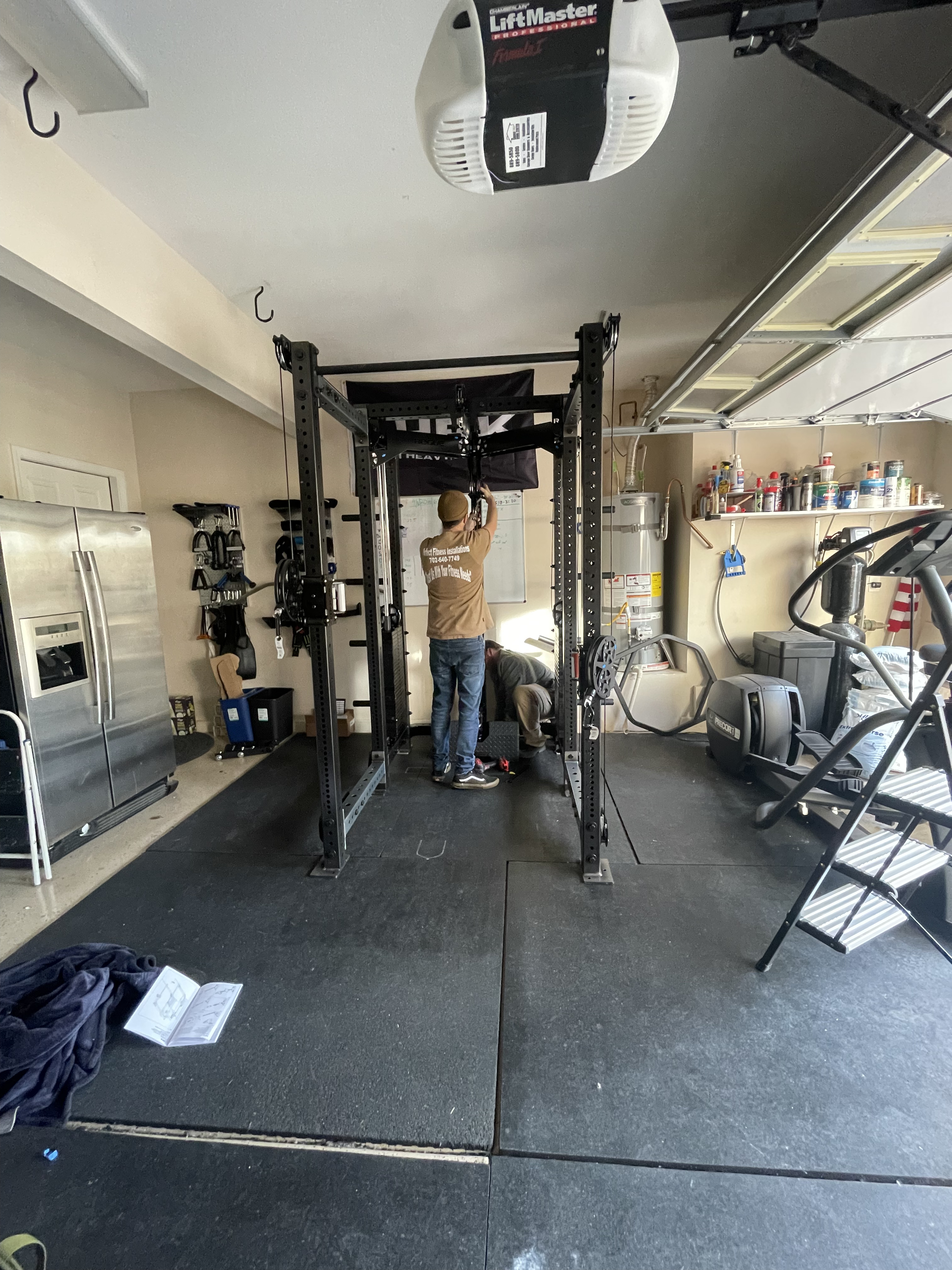 REP Fitness rack installation