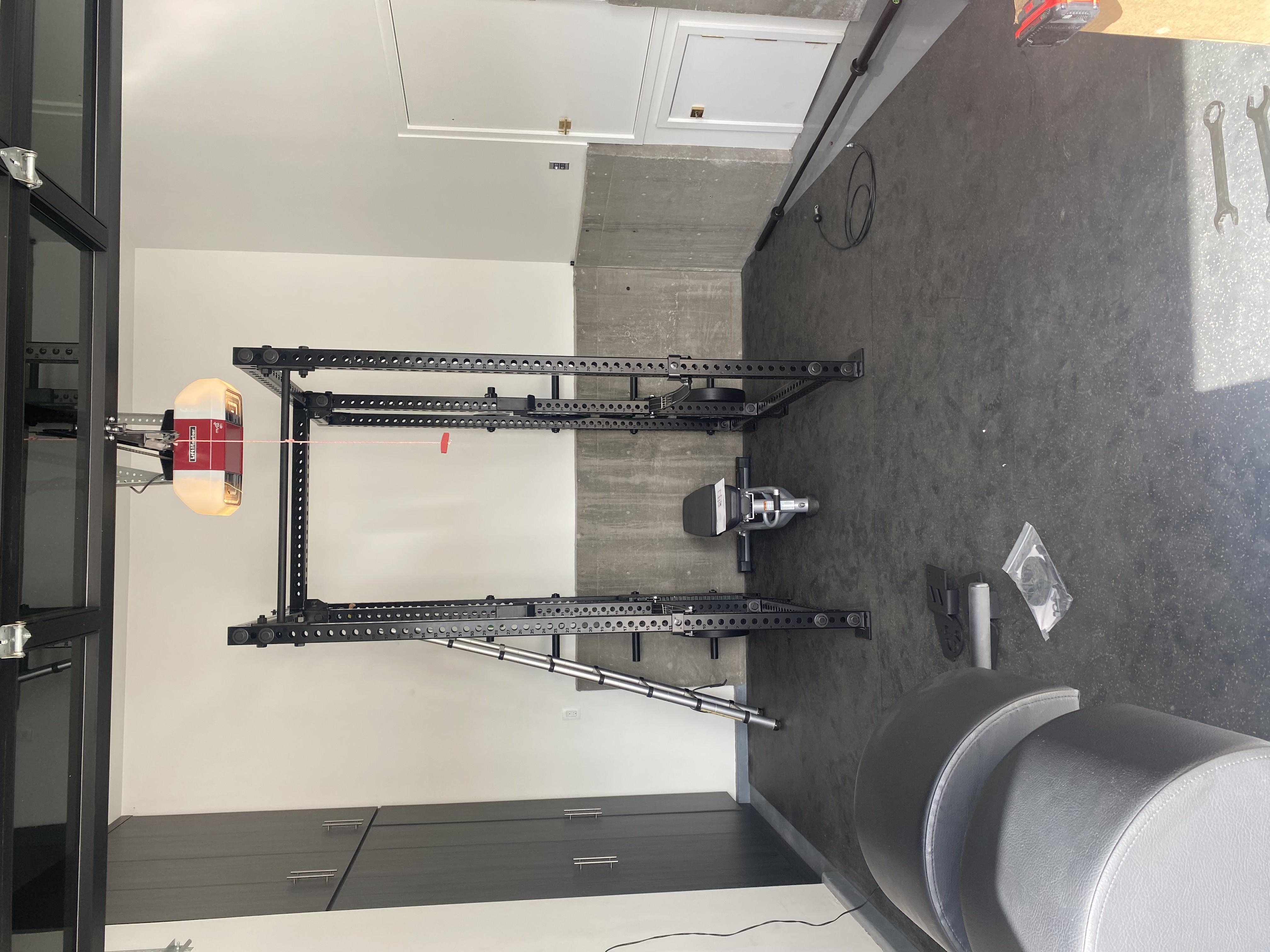 Major Fitness rack garage install