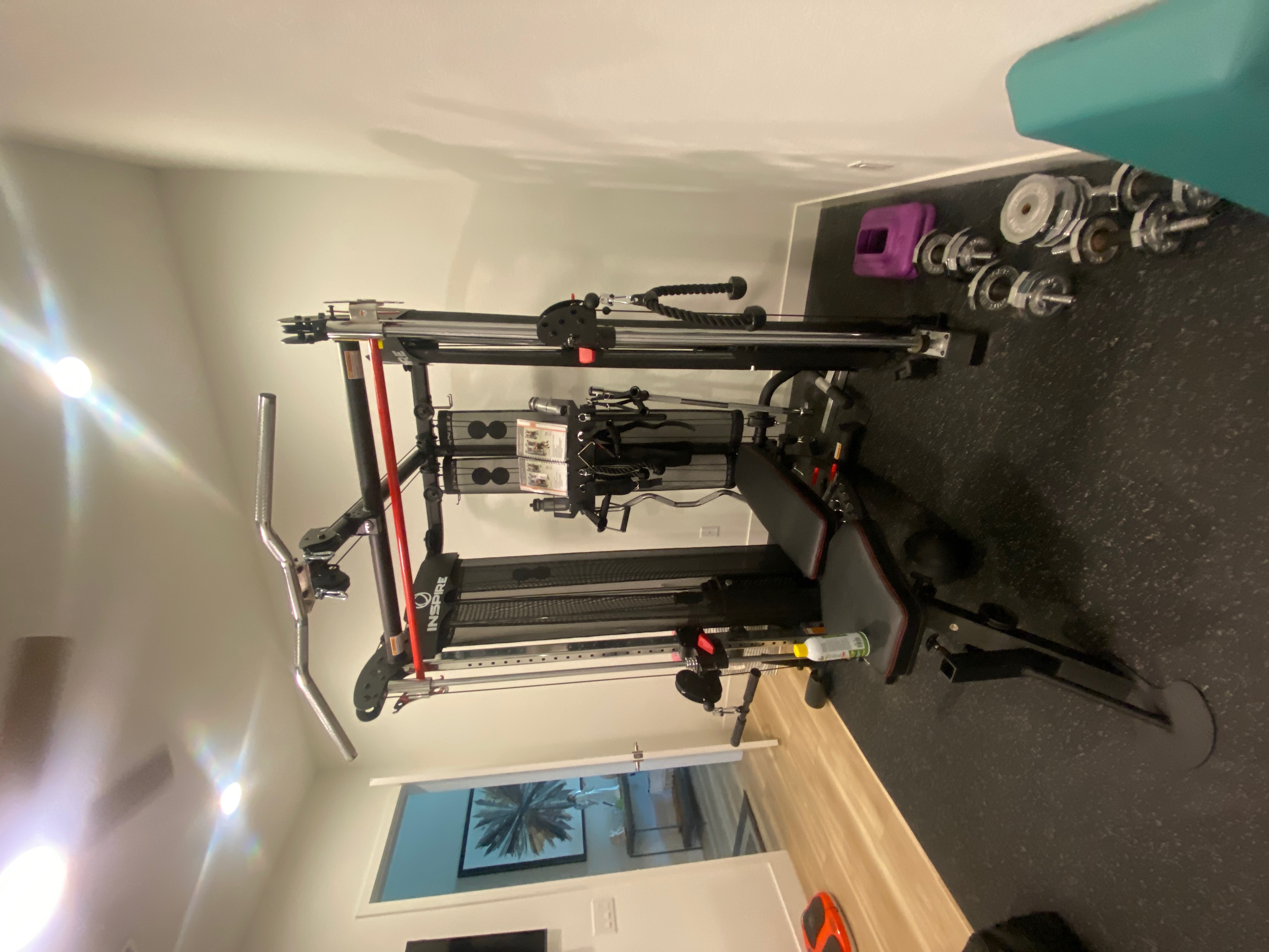 Exercise equipment installation in a Las Vegas home