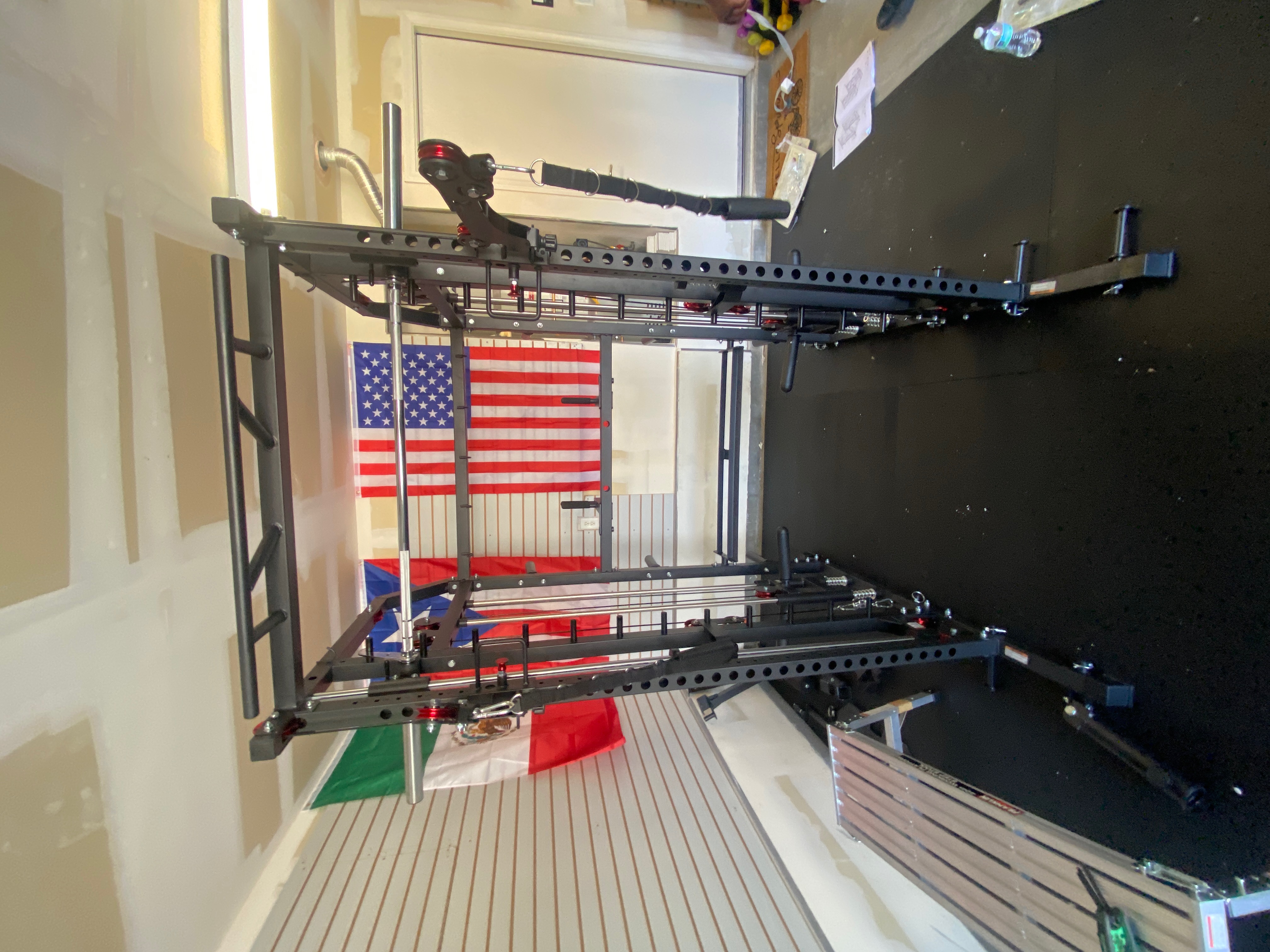 Fitness equipment setup, Las Vegas